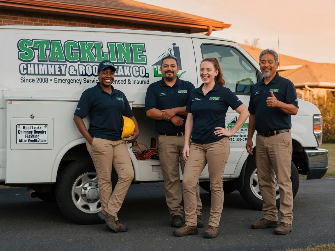 Chimney flashing repair company in Fischer, TX